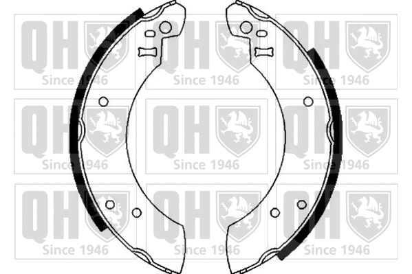 Brake Shoe Set (BS606)