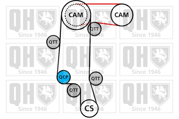 Timing Belt Kit (QBK582)