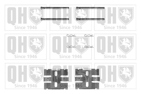 Accessory Kit, disc brake pad (BFK814)
