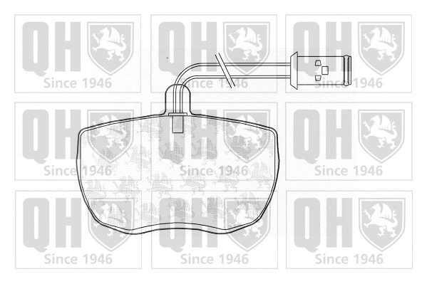 Brake Pad Set, disc brake (BP829)