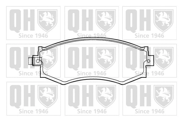 Brake Pad Set, disc brake (BP682)