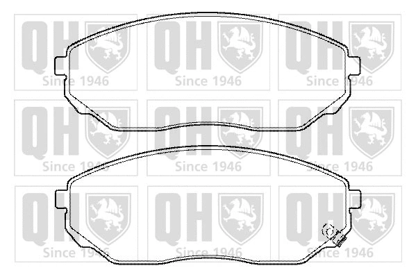 Brake Pad Set, disc brake (BP1389)