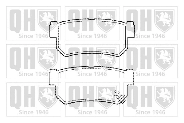 Brake Pad Set, disc brake (BP1452)