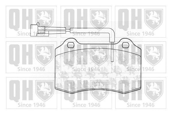 Brake Pad Set, disc brake (BP1028)