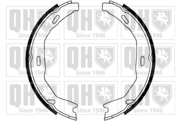 Brake Shoe Set, parking brake (BS1183)