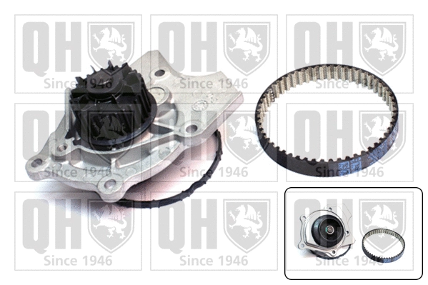 Water Pump & Timing Belt Kit (QBPK9102)