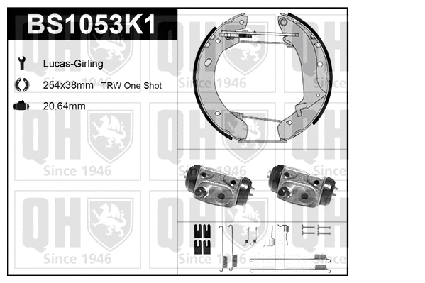 Brake Shoe Set (BS1053K1)