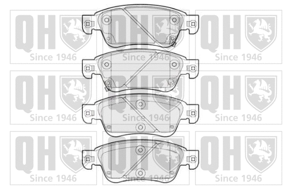 Brake Pad Set, disc brake (BP1708)