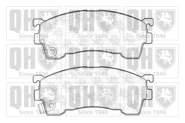 Brake Pad Set, disc brake (BP751)