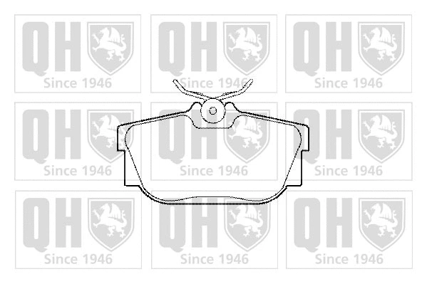 Brake Pad Set, disc brake (BP1284)