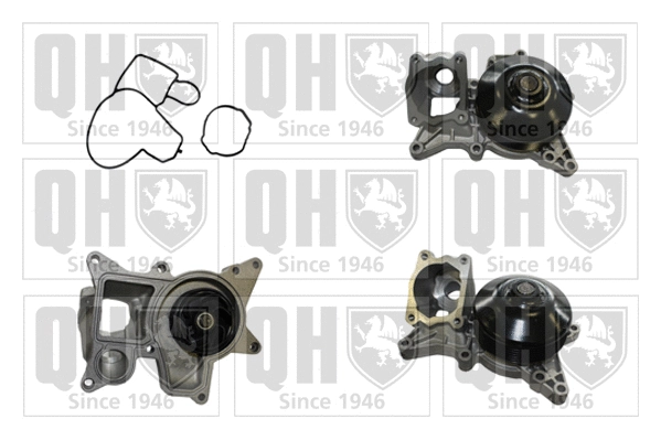 Water Pump, engine cooling (QCP3745)