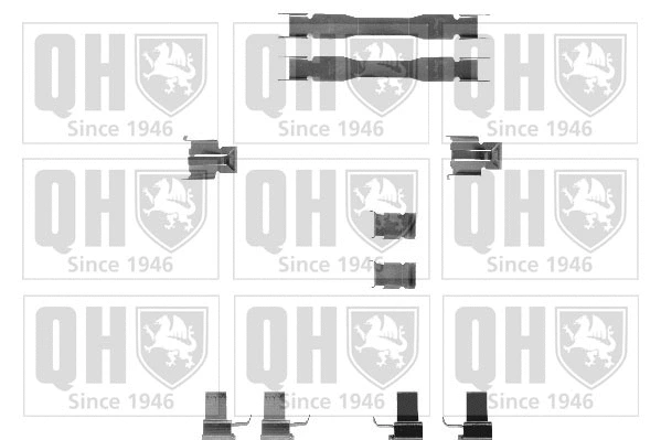 Accessory Kit, disc brake pad (BFK793)