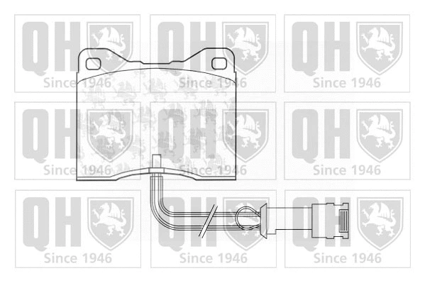 Brake Pad Set, disc brake (BP652)