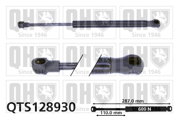 Gas Spring, boot/cargo area (QTS128930)