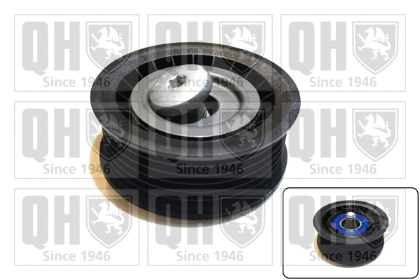 Deflection/Guide Pulley, V-ribbed belt (QTA1334)