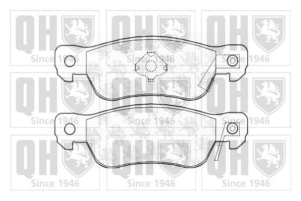 Brake Pad Set, disc brake (BP819)