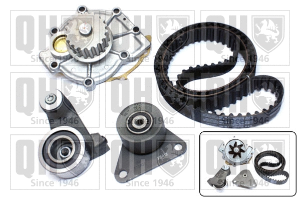 Water Pump & Timing Belt Kit (QBPK2620)