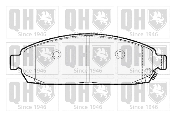 Brake Pad Set, disc brake (BP1511)