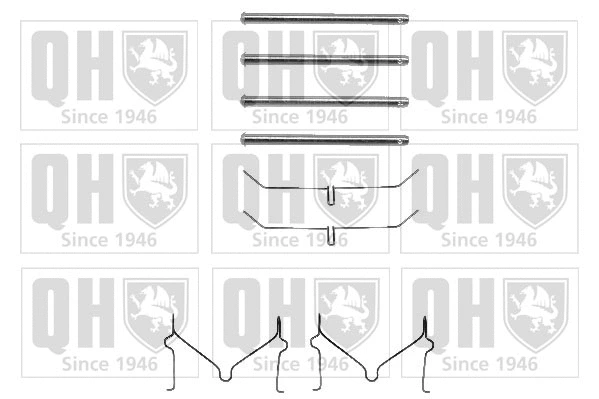 Accessory Kit, disc brake pad (BFK802)