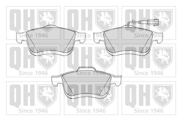 Brake Pad Set, disc brake (BP1733)