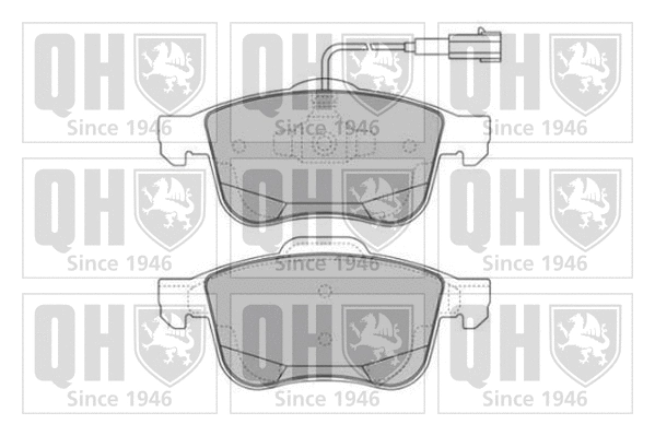 Brake Pad Set, disc brake (BP1742)