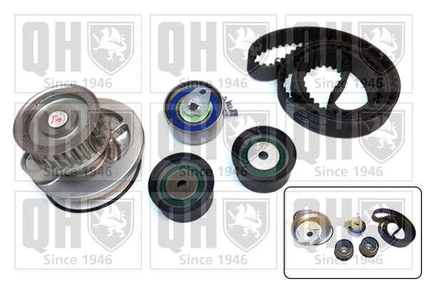Water Pump & Timing Belt Kit (QBPK2591)