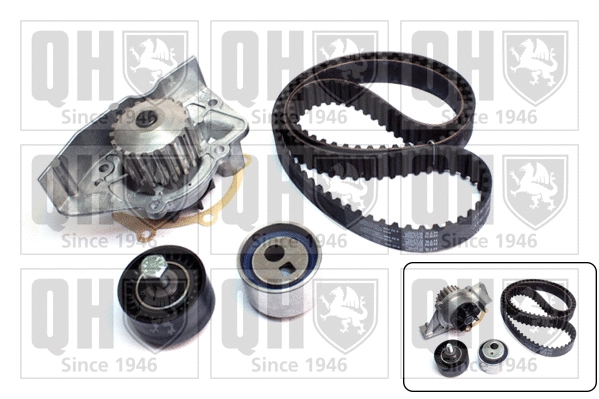 Water Pump & Timing Belt Kit (QBPK2400)