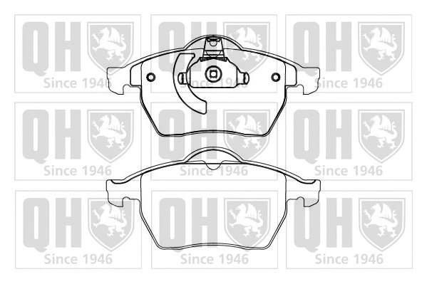 Brake Pad Set, disc brake (BP863)