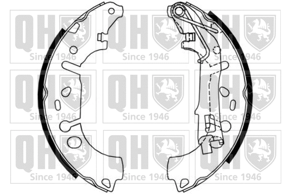 Brake Shoe Set (BS1162)