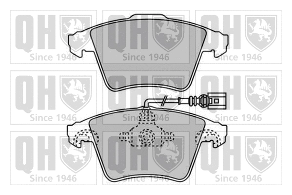 Brake Pad Set, disc brake (BP1568)
