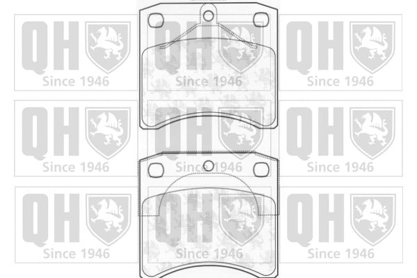 Brake Pad Set, disc brake (BP978)