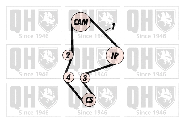 Timing Belt Kit (QBK107P)