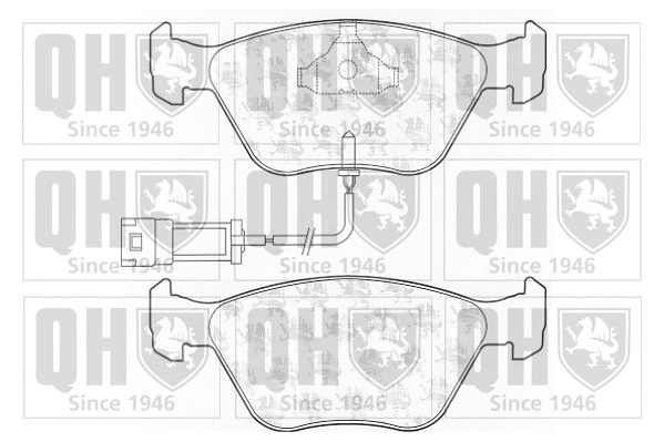 Brake Pad Set, disc brake (BP835)