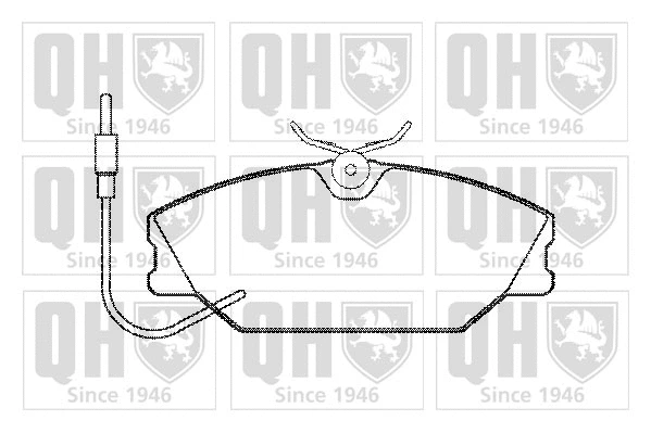 Brake Pad Set, disc brake (BP475)