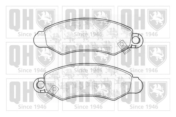 Brake Pad Set, disc brake (BP1220)