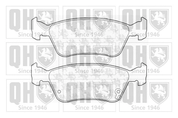 Brake Pad Set, disc brake (BP986)