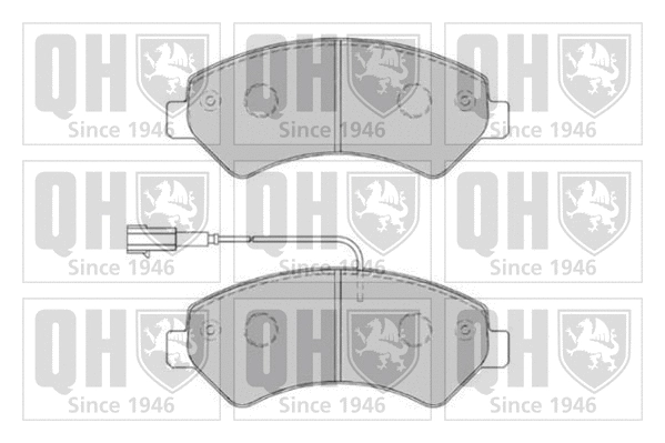 Brake Pad Set, disc brake (BP1829)