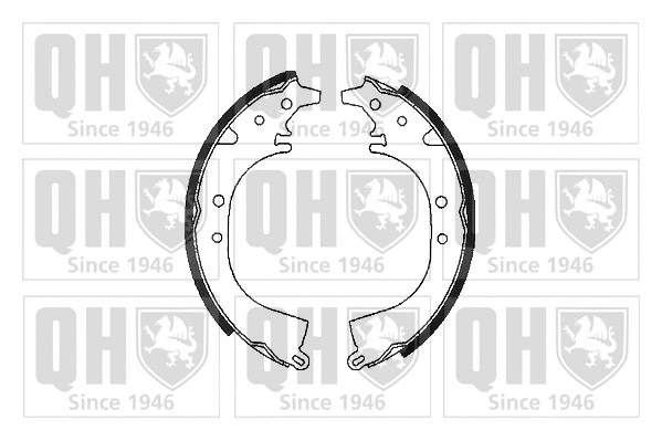 Brake Shoe Set (BS758)