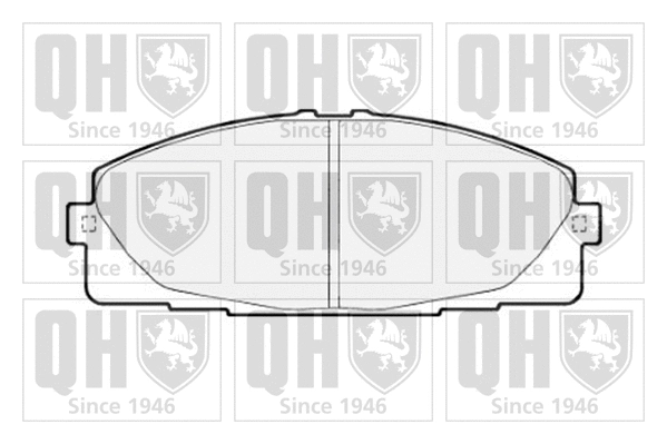 Brake Pad Set, disc brake (BP1725)