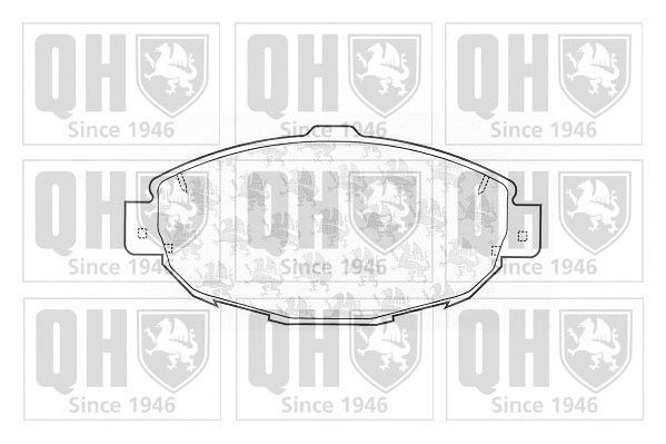 Brake Pad Set, disc brake (BP1277)