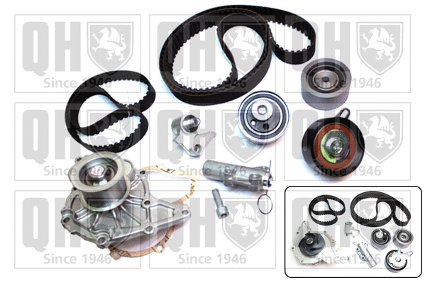 Water Pump & Timing Belt Kit (QBPK6340)