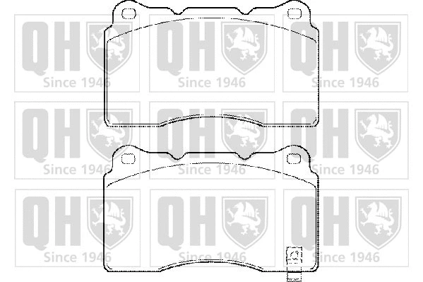 Brake Pad Set, disc brake (BP1486)