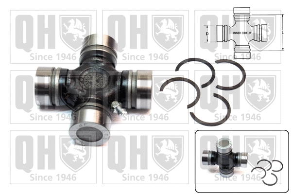 Universal Joint, differential pinion gear (QL361)