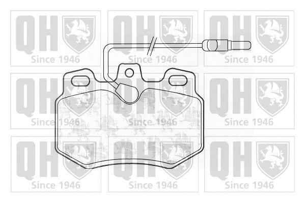 Brake Pad Set, disc brake (BP754)