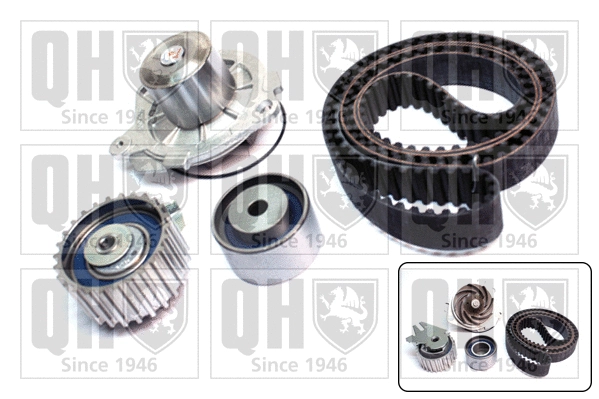 Water Pump & Timing Belt Kit (QBPK7880)