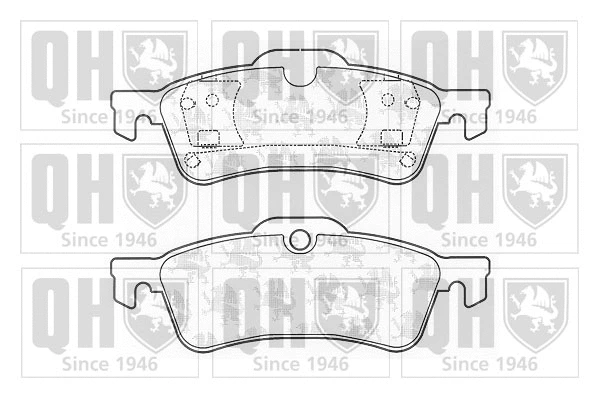 Brake Pad Set, disc brake (BP1292)