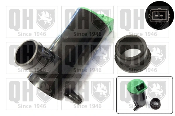 Washer Fluid Pump, window cleaning (QWP020)