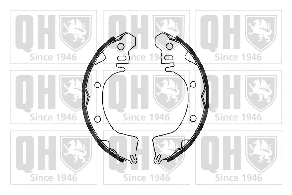 Brake Shoe Set (BS738)