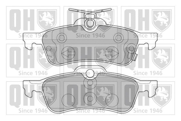 Brake Pad Set, disc brake (BP1585)