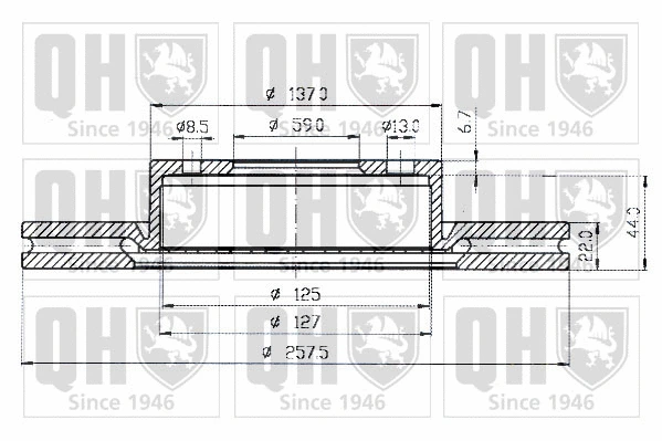 Brake Disc (BDC3731)